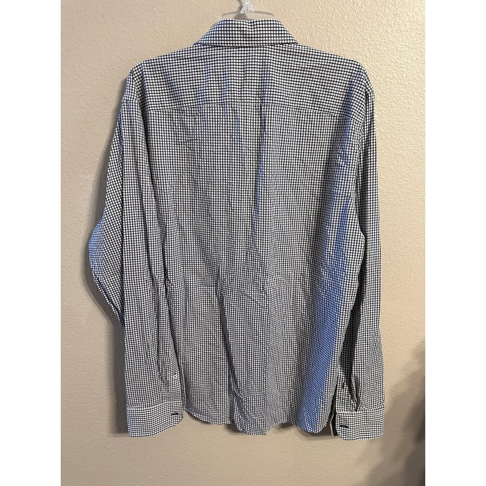 UNTUCKit Mens X-Large Tall Checkered Long Sleeve Button Up Shirt - Picture 4 of 4